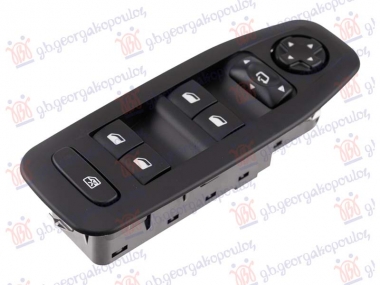 PREKIDAC U PREDNJIM VRATIMA (4 TASTERA) (ELEKTRO-SKLOPIV RETROVIZOR)