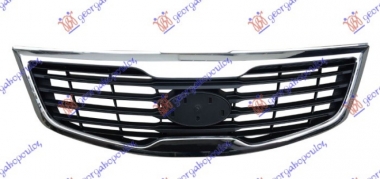 PVC MASKA HROM OKVIR CRNA REBRA