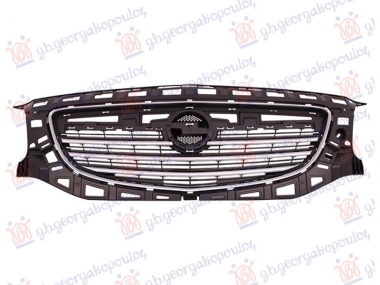 PVC MASKA KOMPLET (CRNA SA HROM LAJSNAMA) (BEZ GORNJE HROM LAJSNE)