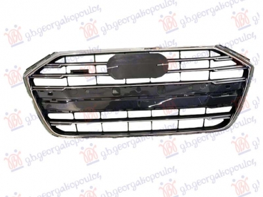 PVC MASKA SVETLO-CRNA (HROM LAJSNA) (HROM OKVIR) (BEZ DRZACA TABLICE) (QUATTRO)