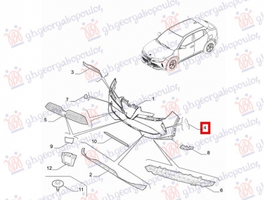 RESETKA PREDNJEG BRANIKA (O)