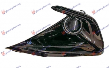 RESETKA PREDNJEG BRANIKA SJAJ-CRNA (BEZ MAGLENKE)