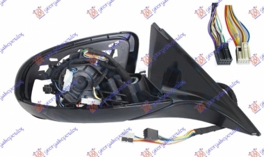 RETROVIZOR (SAMO KUCISTE) ELEKTRICNI SA GREJACEM (ELEKTRO-SKLOPIV) (SVETLO) (MEMORIJA) (14 PIN) (A KVALITET)