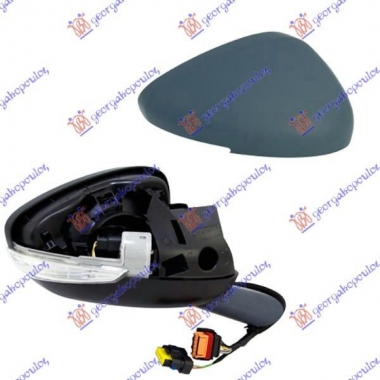 RETROVIZOR EL. PM PREK. MEM. 10+6P A KV