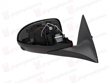 RETROVIZOR EL. SA GREJ (EL-SKLOPIV)(MIG)(SVETLO)(MEMORIJA)(MRTAV UGAO)(KAMERA) (BEZ STAKLA) (BEZ POKLOPCA) (10O8P+10O9P)