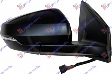 RETROVIZOR ELEK. CRNI MIGAVAC (6 PIN)