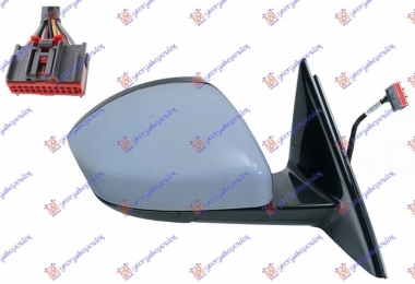 RETROVIZOR ELEKTRICNI SA GREJ. PM (ELEKTRO-SKLOPIV) (MIGAVAC) (SVETLO) (MEMORIJA) (12 PIN) (A KVAL) (KONVEKSNO STAKLO)