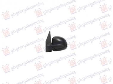 RETROVIZOR ELEKTRICNI SA GREJACEM CRNI (MIGAVAC) (6 PIN) (ASFERICNO STAKLO)