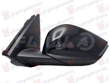 RETROVIZOR ELEKTRICNI SA GREJACEM (ELEKTRO-SKLOPIV) (MIGAVAC) (8 PIN) (KONVEKSNO STAKLO)