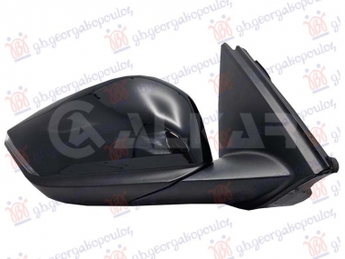 RETROVIZOR ELEKTRICNI SA GREJACEM (ELEKTRO-SKLOPIV) (MIGAVAC) (SENZOR) (10 PIN) (KONVEKSNO STAKLO)