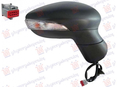 RETROVIZOR ELEKTRICNI SA GREJACEM (MIGAVAC) (ASFERICNO STAKLO)