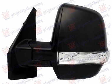 RETROVIZOR ELEKTRICNI SA GREJACEM (MIGAVAC) (CARGO) (KONVEKSNO STAKLO)