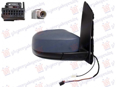 RETROVIZOR ELEKTRICNI SA GREJACEM PM (CIP ANTENE) (KONVEKSNO STAKLO)