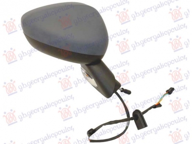 RETROVIZOR ELEKTRICNI SA GREJACEM PM (CRNI NOSAC) (ELEKTRO-SKLOPIV) (MIGAVAC) (SENZOR) (KONVEKSNO STAKLO)