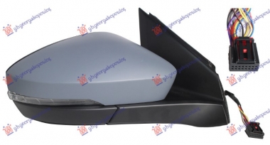 RETROVIZOR ELEKTRICNI SA GREJACEM PM (ELEKTRO-SKLOPIV) (MEMORIJA) (MIGAVAC) (MRTAV UGAO) (14 PIN) (KONVEKSNO STAKLO)
