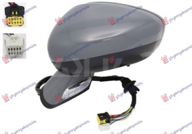 RETROVIZOR ELEKTRICNI SA GREJACEM PM (ELEKTRO-SKLOPIV) (MEMORIJA) (MIGAVAC) (SVETLO) (KONVEKSNO STAKLO)