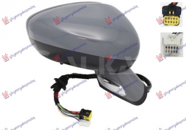 RETROVIZOR ELEKTRICNI SA GREJACEM PM (ELEKTRO-SKLOPIV) (MEMORIJA) (MIGAVAC) (SVETLO) (SENZOR) (KONVEKSNO STAKLO)