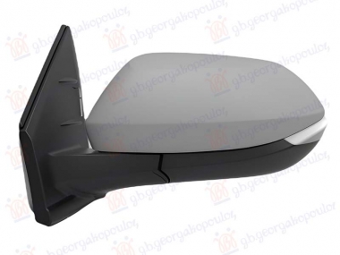 RETROVIZOR ELEKTRICNI SA GREJACEM PM (ELEKTRO-SKLOPIV) (MIGAVAC) (8 PIN) (KONVEKSNO STAKLO)