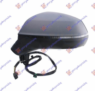 RETROVIZOR ELEKTRICNI SA GREJACEM PM (ELEKTRO-SKLOPIV) (MIGAVAC) (MEMORIJA) (15 PIN) (A KVALITET) (ASFERICNO STAKLO)