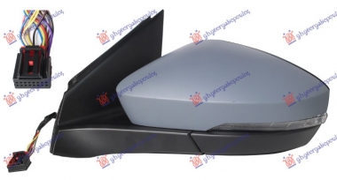 RETROVIZOR ELEKTRICNI SA GREJACEM PM (ELEKTRO-SKLOPIV) (MIGAVAC) (MRTAV UGAO) (10 PIN) (ASFERICNO STAKLO)