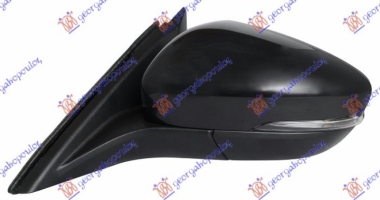 RETROVIZOR ELEKTRICNI SA GREJACEM PM (ELEKTRO-SKLOPIV) (MIGAVAC) (SVETLO) (10 PIN) (KONVEKSNO STAKLO)