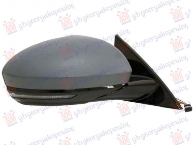 RETROVIZOR ELEKTRICNI SA GREJACEM PM (ELEKTRO-SKLOPIV) (MIGAVAC) (SVETLO) (MEMORIJA) (SENZOR) (KONVEKSNO STAKLO)