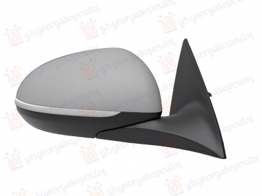 RETROVIZOR ELEKTRICNI SA GREJACEM PM (MIGAVAC) (10OTV/7PIN) (ASFERICNO STAKLO)