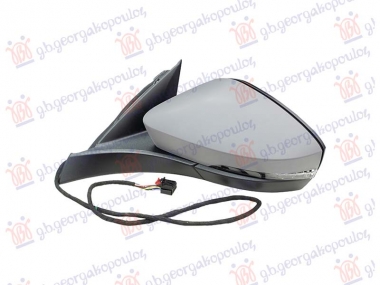 RETROVIZOR ELEKTRICNI SA GREJACEM PM (MIGAVAC) (6 PIN) (ASFERICNO STAKLO)