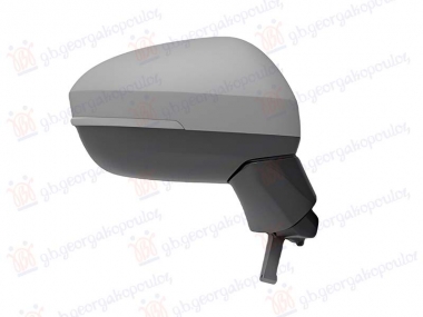 RETROVIZOR ELEKTRICNI SA GREJACEM PM (MIGAVAC) (MRTAV UGAO) (16 OTVORA 9 PIN) (A KVALITET) (KONVEKSNO STAKLO)