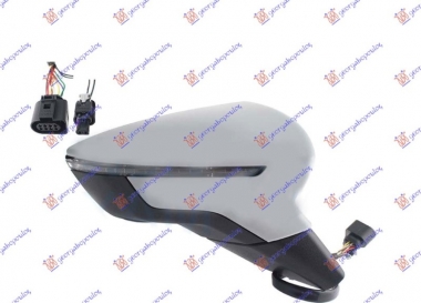 RETROVIZOR ELEKTRICNI SA GREJACEM PM (MIGAVAC) (MRTAV UGAO) (KONVEKSNO STAKLO)