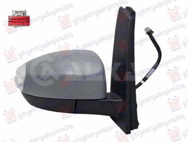 RETROVIZOR ELEKTRICNI SA GREJACEM PM (MIGAVAC) (SENZOR) (8 PIN) (KONVEKSNO STAKLO)