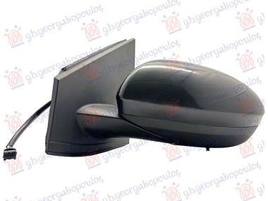 RETROVIZOR ELEKTRICNI SA GREJACEM PM (MRTAV UGAO) (7 PIN) (KONVEKSNO STAKLO)