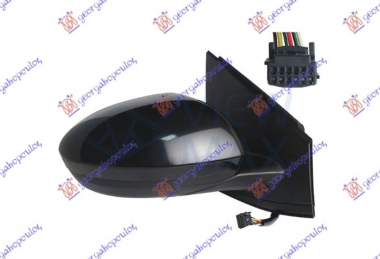 RETROVIZOR ELEKTRICNI SA GREJACEM PM (SENZOR) (7 PIN) (KONVEKSNO STAKLO)