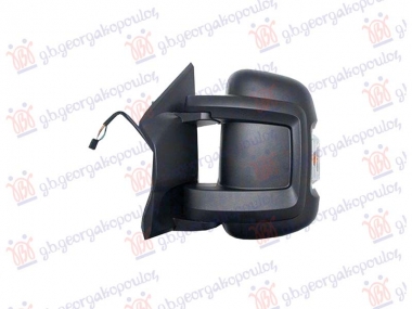 RETROVIZOR ELEKTRICNI SDA GREJ. KRATKI (ELEKTRO-SKLOPIV) (MIGAVAC) (SENZOR) (MRTAV UGAO) (POZICIONO SVETLO 16W) (14 PIN)