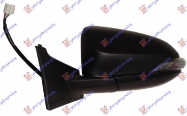 RETROVIZOR MEHANICKI CRNI (SA MIGAVCEM)