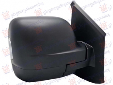 RETROVIZOR MEHANICKI SA SAJLOM CRNI (MIGAVAC) (2 PIN) (ASFERICNO STAKLO)
