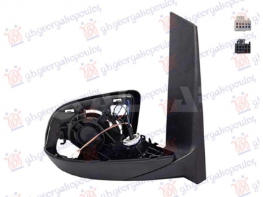 RETROVIZOR (SAMO KUCISTE) ELEKTRICNI SA GREJACEM (MRTAV UGAO) (10 PIN)