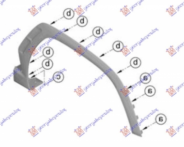 RUB PLASTICNI PREDNJEG BLATOBRANA (O)