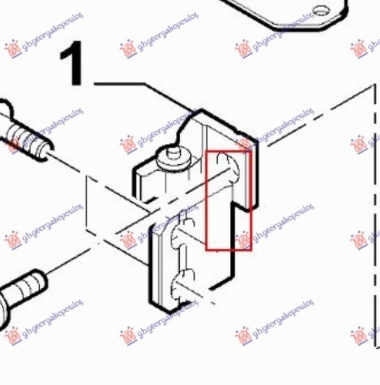 SARKA PREDNJIH/ZADNJI VRATA GORNJA (O)
