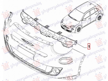 SINA PREDNJEG BRANIKA PLASTICNA (O)