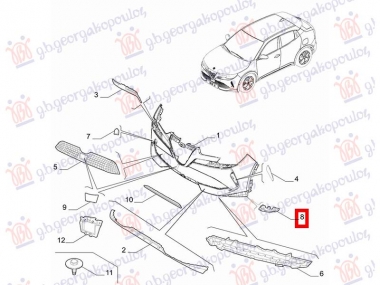 SPOJLER PREDNJEG BRANIKA BOCNI (O)