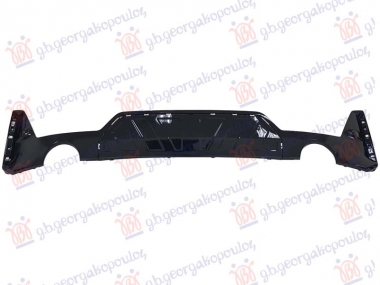 SPOJLER ZADNJEG BRANIKA SJAJ-CRNI (2 PDC SENZORA) (2 OKRUGLA OTVORA ZA IZDUVNE CEVI) (SEDAN/G20) (M-PERFORMANCE/330i)