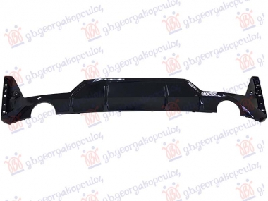 SPOJLER ZADNJEG BRANIKA SJAJ-CRNI (2 PDC SENZORA) (2 OKRUGLA OTVORA ZA IZDUVNE CEVI) (SEDAN/G20) (M-SPORT/330i)