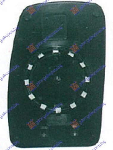 STAKLO RETR.03- SA GREJACEM GORNJI DEO (