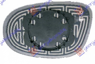 STAKLO RETROVIZORA GREJ.PLAVO