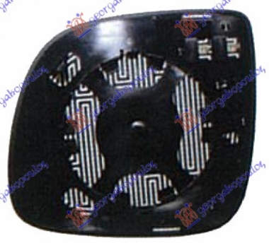 STAKLO RETROVIZORA SA GREJACEM 07- (ASFE