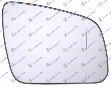 STAKLO RETROVIZORA SA GREJACEM -09 (ASFE