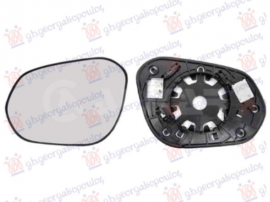 STAKLO RETROVIZORA SA GREJACEM (2 PIN) (KONVEKSNO)