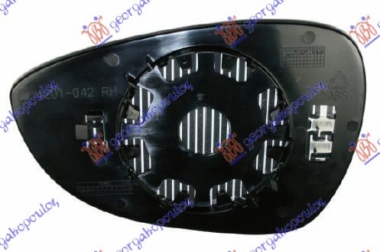 STAKLO RETROVIZORA SA GREJACEM (ASFERICN