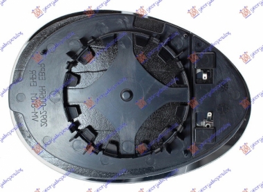 STAKLO RETROVIZORA SA GREJACEM (ASFERICN